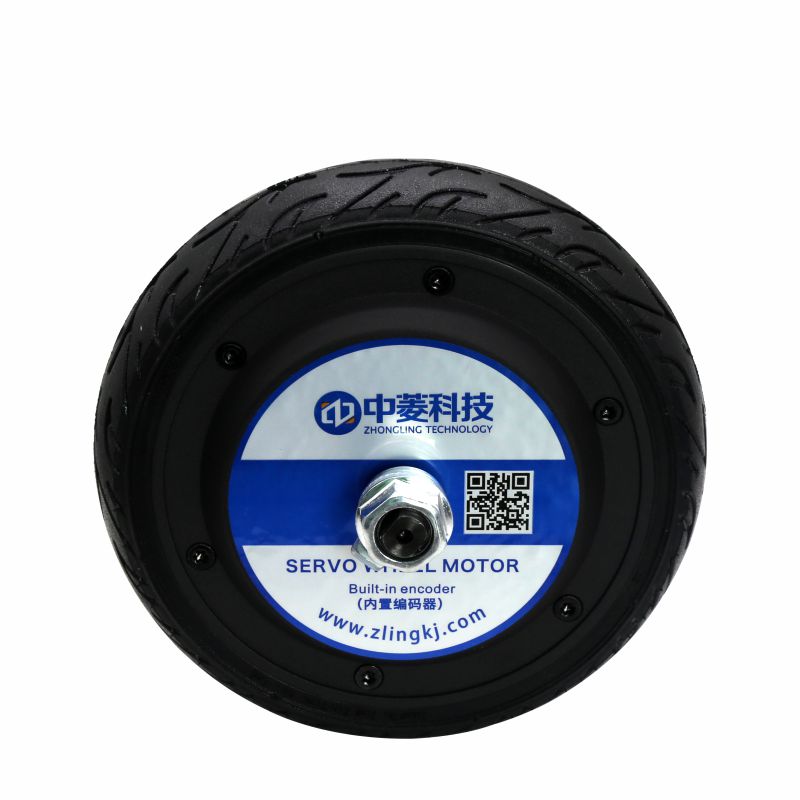 中菱科技ZLLG65ASM250 V1.0 6.5寸机器人agv轮毂伺服电机驱动器套装直流无刷无齿24-48V