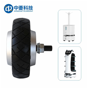 Zhongling Technology 5.5-inch V2.0 wheel hub motor with built-in encoder, servo drive set, robot 24V DC motor