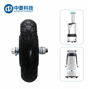 Zhongling Technology 8-inch V1.0 DC brushless wheel hub servo motor 24-48V driver with built-in encoder motor